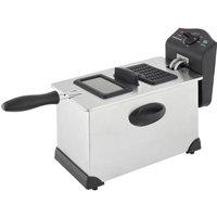 MORPHY RICHARDS Clear View 482000 Deep Fryer - Silver & Black, Black,Silver/Grey