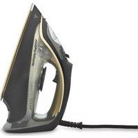 MORPHY RICHARDS Crystal Clear 300302 Steam Iron - Black & Gold, Black,Gold
