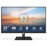 Philips 32E1N1800LA/00 4K Ultra HD 32 VA LCD Monitor - Black, Black