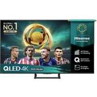 55" Hisense A7Q QLED 4K Smart AI TV with Freely - 55A7QTUK, Black