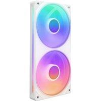 NZXT F240 RGB Coreu0026trade240 mm Dual Case Fan Unit - RGB LED, White, White