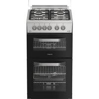 HOTPOINT HDG5GCX 50 cm Gas Cooker - Stainless Steel, Stainless Steel
