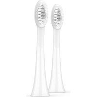 ORDO Sonic Replacement Toothbrush Heads - Pack of 2, White Silver