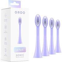 ORDO Sonic Replacement Toothbrush Heads - Pack of 4, Pearl Violet
