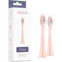 ORDO Sonic Replacement Toothbrush Heads - Pack of 2, Rose Gold