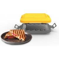 DREW&COLE Clever Micro Toaster Maker - Yellow & Grey