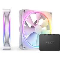 NZXT F140 RGB Duo 140 mm PWM Fan - Twin Pack, White