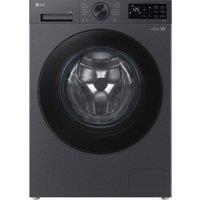 LG VX50 Series AI Direct Drive F4X5011TGB WiFi-enabled 11 kg 1400 Spin Washing Machine - Matte Black, Black