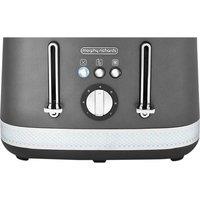 MORPHY RICHARDS Illumination 248022 4-Slice Toaster - Titanium Grey, Silver/Grey