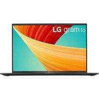 LG gram 16 16Z90RU-G.AP52A1 16" Laptop - IntelCore i5, 256 GB SSD, Black, Black