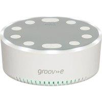 GROOV-E Sleep Aid Sound Machine, Silver/Grey,White