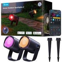 GOVEE H7093 Smart Outdoor Spotlights 2 - Pack of 2