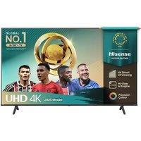 75" Hisense A6Q LED 4K HDR Smart TV with Freely - 75A6QTUK, Black