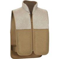 SHARPER IMAGE Luxe Heated Vest - Beige
