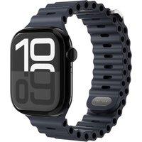 VONMAHLEN Wave Band 2 Apple Watch 40 - 42 mm Silicone Strap - Navy Blue, Blue