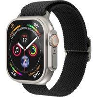 Vonmahlen Woven Apple Watch 40 - 42 mm Braided Nylon Loop - Black, Black
