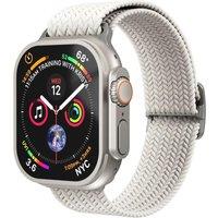 Vonmahlen Woven Apple Watch 40 - 42 mm Braided Nylon Loop - Cream, Cream