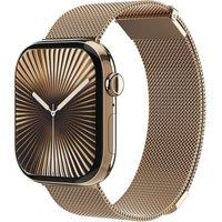 Vonmahlen Milanese Loop 2 Apple Watch 40 - 42 mm Mesh Strap - Sunset Gold, Gold,Brown
