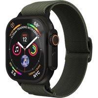 Vonmahlen Classic Nylon Loop Apple Watch 40-42 mm Strap - Olive Black, Black,Green