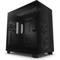 NZXT H9 FLOW ATX Mid-Tower PC Case - Black, Black
