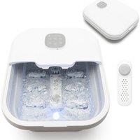 RIO FTBH13 Deluxe Foldaway Foot Spa & Massager - White, White