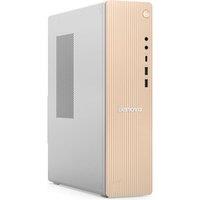 LENOVO IdeaCentre Desktop PC - IntelCore i3, 512 GB SSD, Grey & Orange, Orange,Silver/Grey