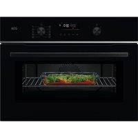 AEG CombiQuick TK6NK501B Built-in Combination Microwave - Black, Black