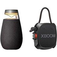 Sonos XBOOM 360 XO2 & Go XG2 Portable Bluetooth Speaker Bundle, Black