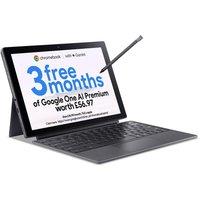 ACER 311 11 Chromebook Tab - MediaTek Kompanio 520, 128 GB eMMC, Silver, Silver/Grey