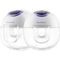 LANSINOH Wearable Double Electric Breast Pump - White