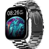 Noise ColorFit Ultra 3 Smart Watch - Elite Silver with Metal Strap, Silver/Grey