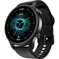 Noise NoiseFit Halo Smart Watch - Jet Black, Silicone Strap, Black