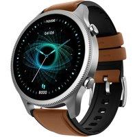 Noise NoiseFit Halo Smart Watch - Vintage Brown, Silicone Strap, Brown