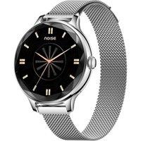 Noise NoiseFit Diva Smart Watch - Silver Link, Metal Strap, Silver/Grey