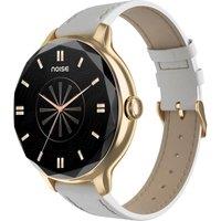 Noise NoiseFit Diva Smart Watch - White, Leather Strap, White