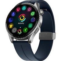 Noise NoiseFit Origin Smart Watch - Mosaic Blue with Blue Silicone Band, Blue