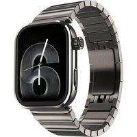 Noise ColorFit Pro 6 Max Smart Watch - Titanium with Titanium Metallic Band, Silver/Grey