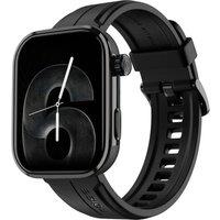 Noise ColorFit Pro 6 Max Smart Watch - Black with Jet Black Silicone Band, Black