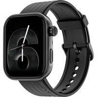 Noise ColorFit Pro 6 Smart Watch - Black with Jet Black Silicone Band, Black