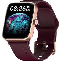 Noise ColorFit Pro 4 Alpha Smart Watch - Deep Wine with Silicone Band, Purple