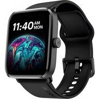 Noise ColorFit Pro 4 Alpha Smart Watch - Jet Black, Silicone Strap, Black