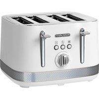 Morphy Richards Illumination 248021 4-Slice Toaster - White, White