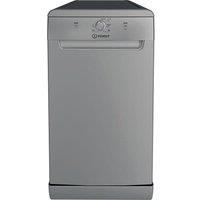 Indesit IN2FE10CS90SUK Slimline Dishwasher - Silver, Silver/Grey