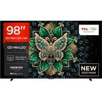 TCL C6K 98" QD-Mini LED 4K HDR Smart Google TV - 98C6KS, Black