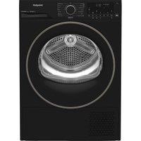 Hotpoint FabricCare C HD 94M BBS UK 9 kg Heat Pump Tumble Dryer - Black, Black