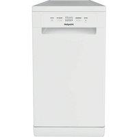 Hotpoint HP2FE10CS90WUK Slimline Dishwasher - White, White