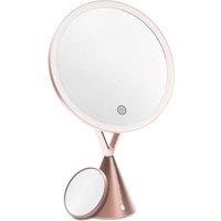 RIO LED Make-up Mirror with 5x Magnifying Spot Mirror - Rose Gold, Pink