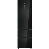 HAIER 3D Combi Series 7 HTW7620DNGB 60/40 Fridge Freezer - Black, Black