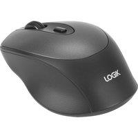 LOGIK LWLMSL26 Silent Wireless Optical Mouse, Black