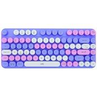 GOJI GKKBPP26 Wireless Keyboard - Purple, White,Purple